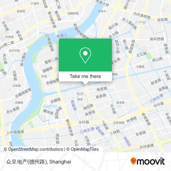 众呈地产(德州路) map