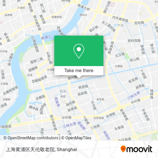 上海黄浦区天伦敬老院 map