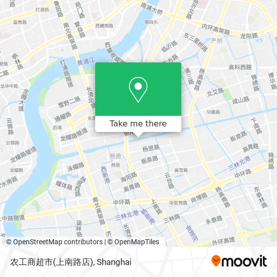 农工商超市(上南路店) map