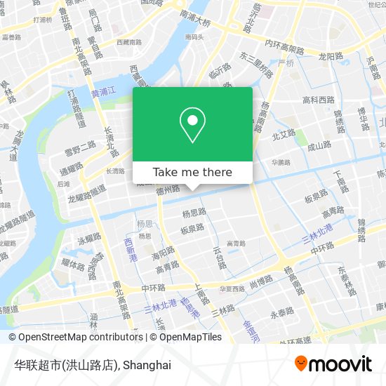 华联超市(洪山路店) map