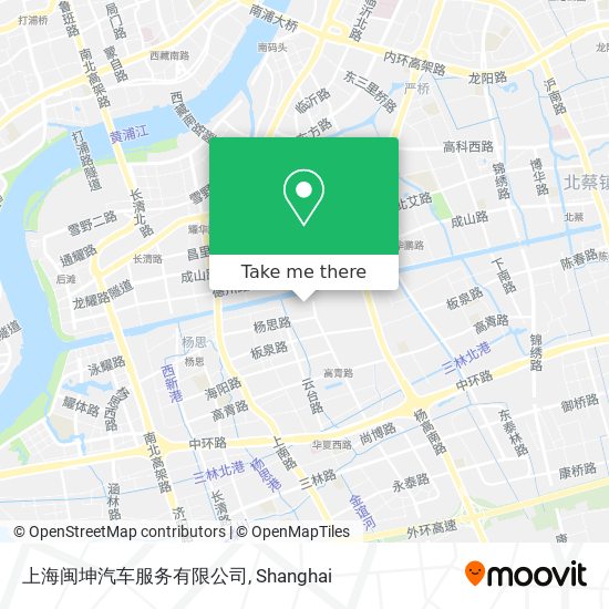 上海闽坤汽车服务有限公司 map