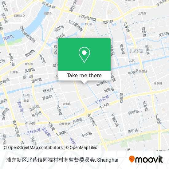 浦东新区北蔡镇同福村村务监督委员会 map