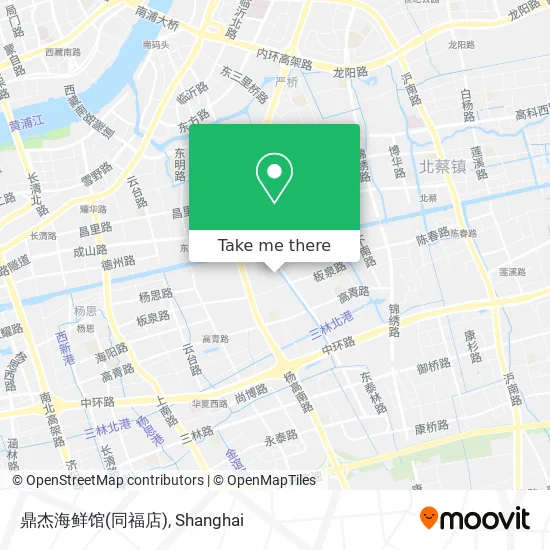 鼎杰海鲜馆(同福店) map