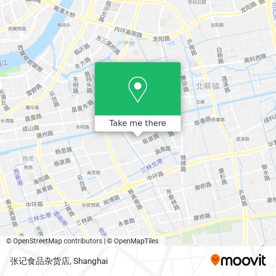 张记食品杂货店 map