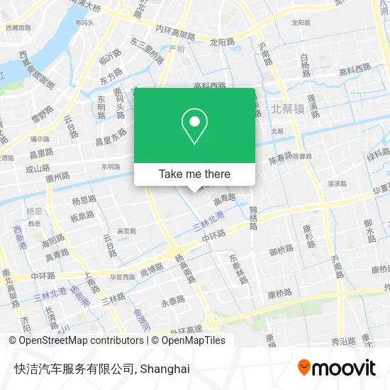快洁汽车服务有限公司 map