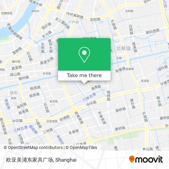 欧亚美浦东家具广场 map