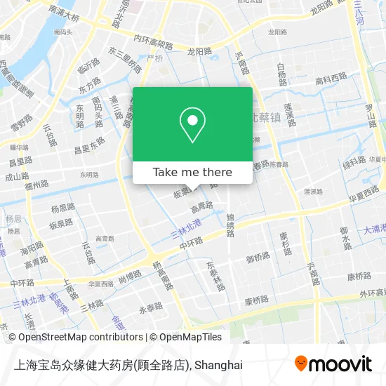 上海宝岛众缘健大药房(顾全路店) map