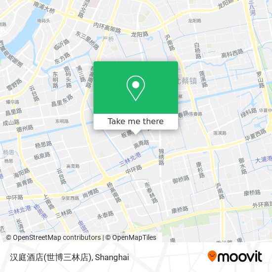 汉庭酒店(世博三林店) map