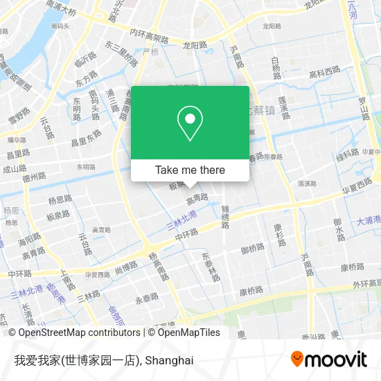 我爱我家(世博家园一店) map