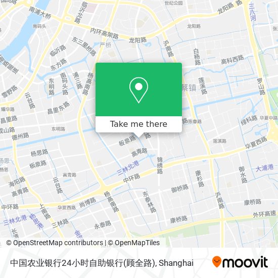 中国农业银行24小时自助银行(顾全路) map