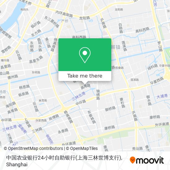 中国农业银行24小时自助银行(上海三林世博支行) map