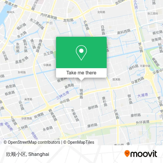 欣顺小区 map