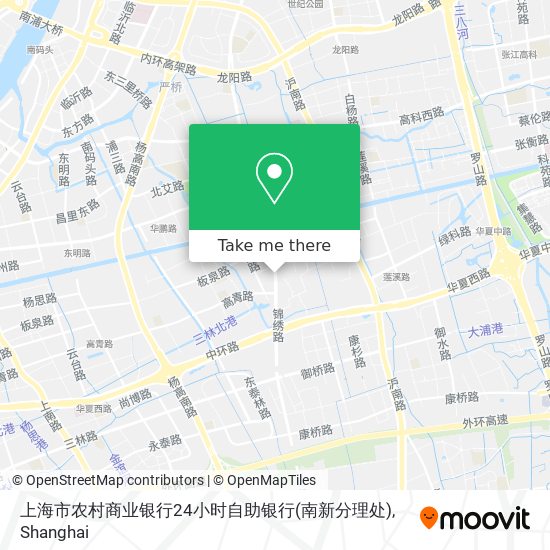上海市农村商业银行24小时自助银行(南新分理处) map