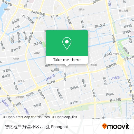 智忆地产(绿星小区西北) map