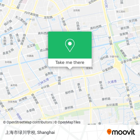 上海市绿川学校 map