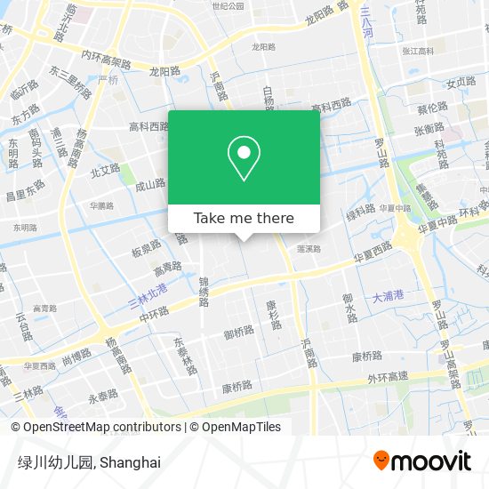 绿川幼儿园 map