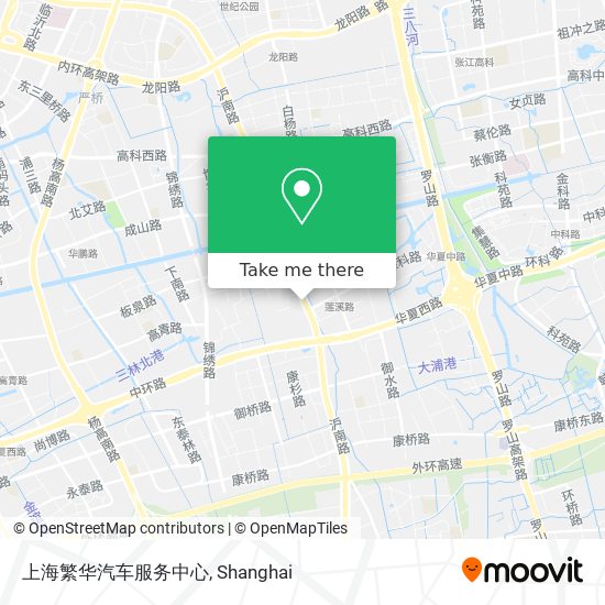上海繁华汽车服务中心 map