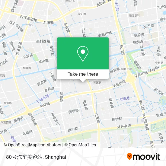 80号汽车美容站 map