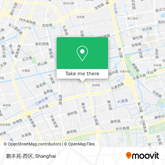 鹏丰苑-西区 map