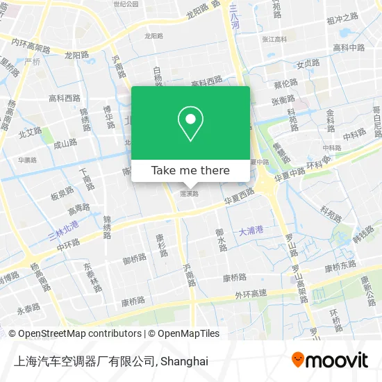 上海汽车空调器厂有限公司 map