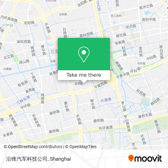 沿锋汽车科技公司 map