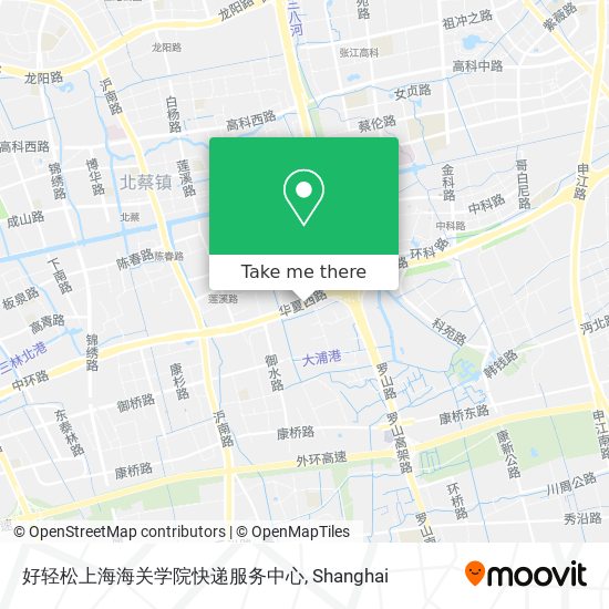 好轻松上海海关学院快递服务中心 map
