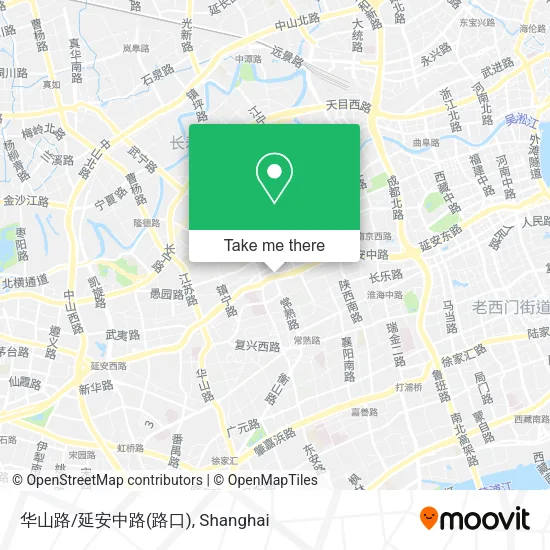华山路/延安中路(路口) map