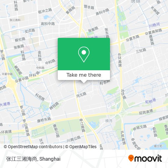 张江三湘海尚 map