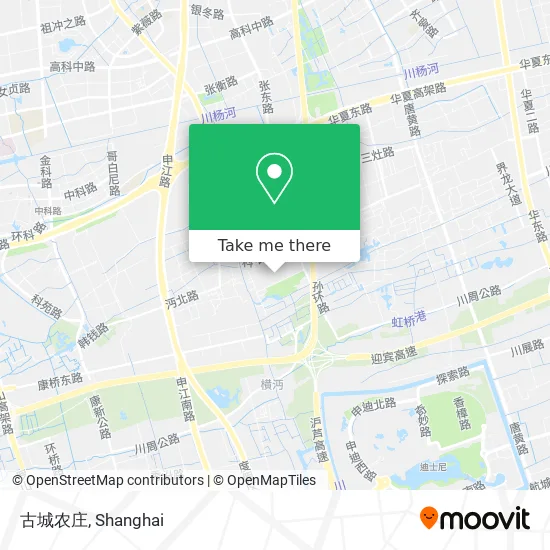 古城农庄 map