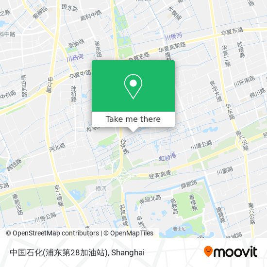 中国石化(浦东第28加油站) map