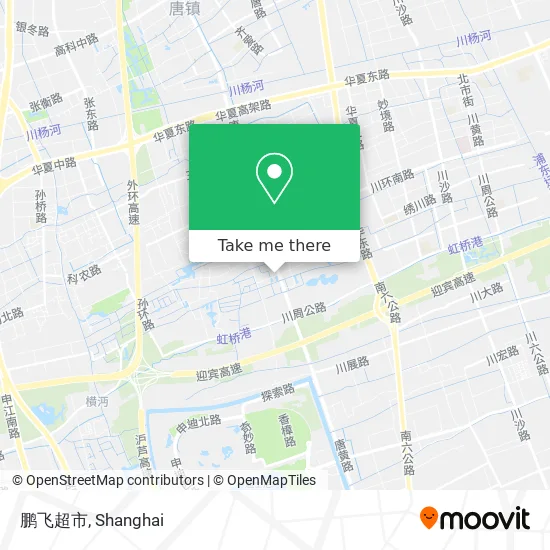鹏飞超市 map