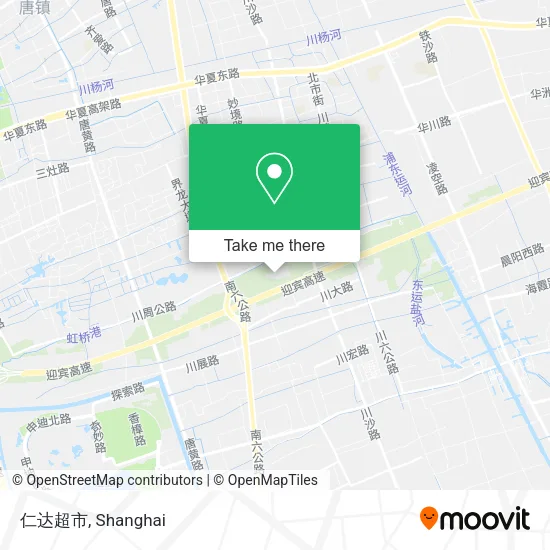 仁达超市 map