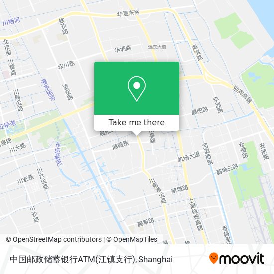 中国邮政储蓄银行ATM(江镇支行) map