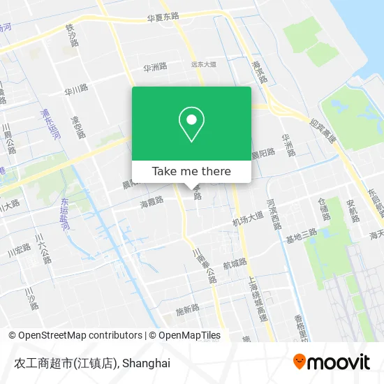 农工商超市(江镇店) map