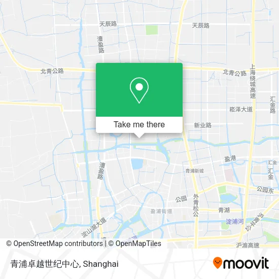 青浦卓越世纪中心 map