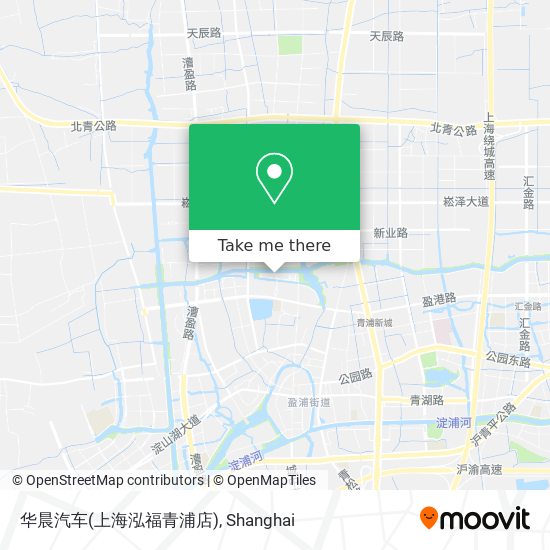 华晨汽车(上海泓福青浦店) map