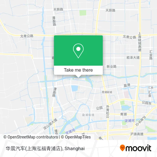 华晨汽车(上海泓福青浦店) map