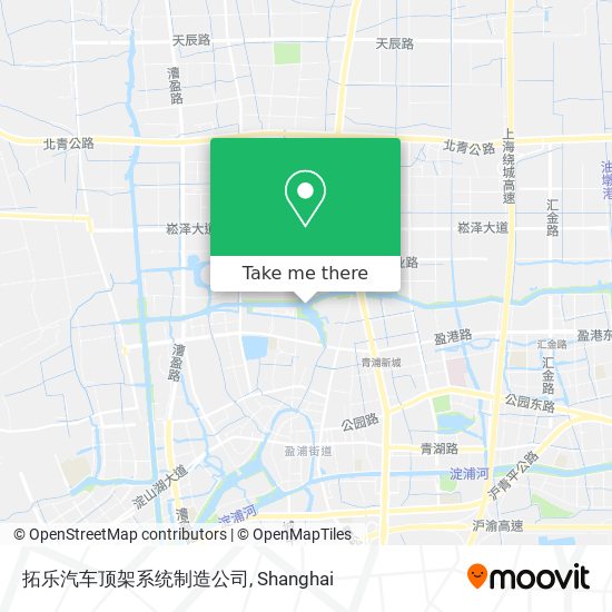 拓乐汽车顶架系统制造公司 map