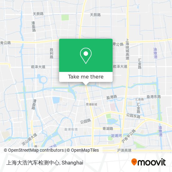 上海大浩汽车检测中心 map