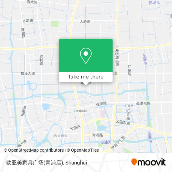 欧亚美家具广场(青浦店) map