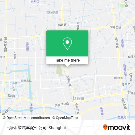 上海余麟汽车配件公司 map