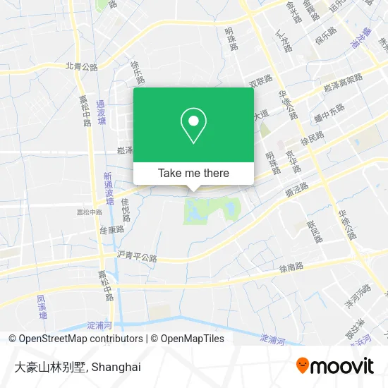 大豪山林别墅 map