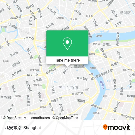 延安东路 map