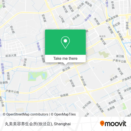 丸美美容养生会所(徐泾店) map