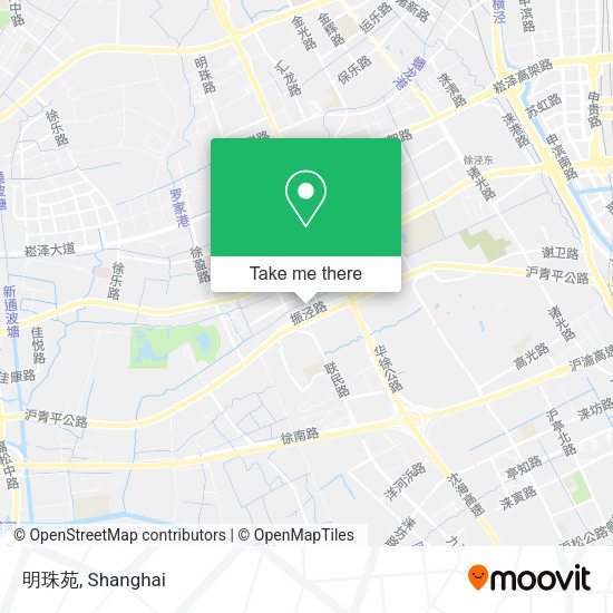 明珠苑 map