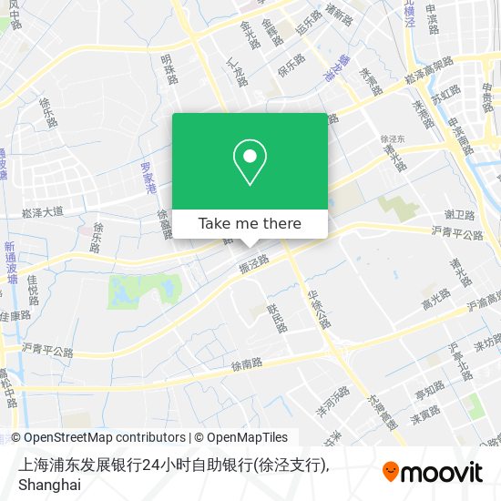 上海浦东发展银行24小时自助银行(徐泾支行) map