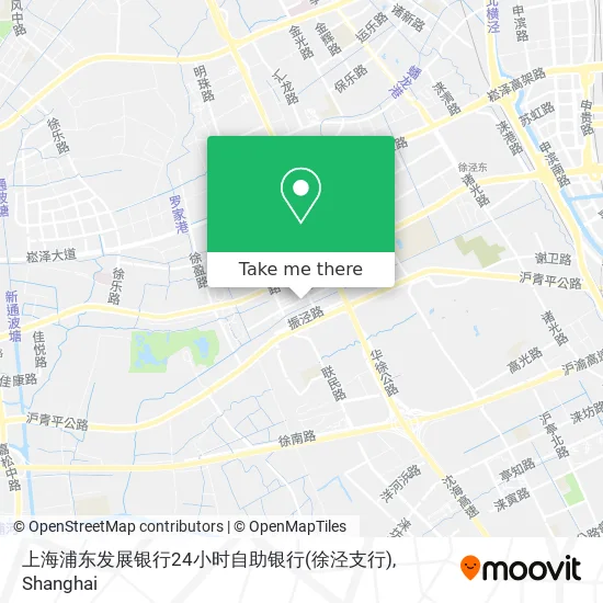 上海浦东发展银行24小时自助银行(徐泾支行) map