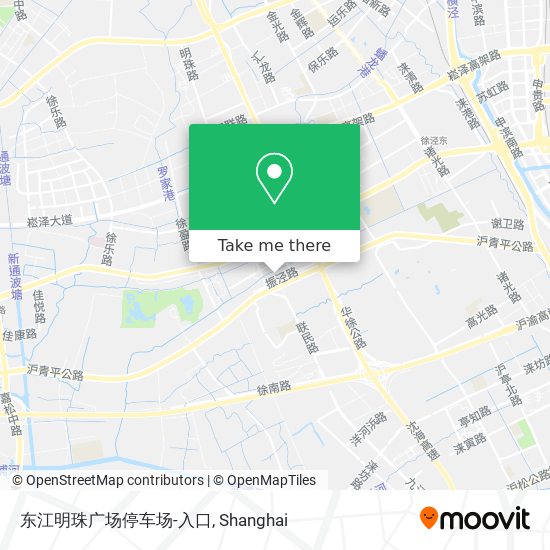东江明珠广场停车场-入口 map