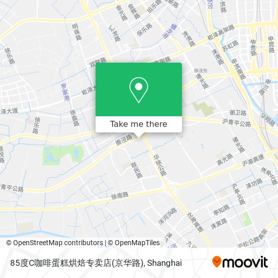 85度C咖啡蛋糕烘焙专卖店(京华路) map