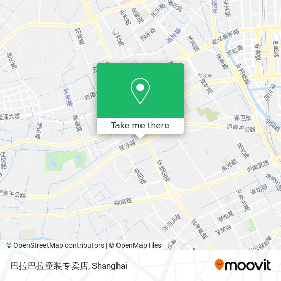 巴拉巴拉童装专卖店 map